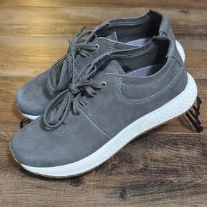 L.L.Bean Stone Coast Oxford Comfort Shoes Size 8.0 in Grey